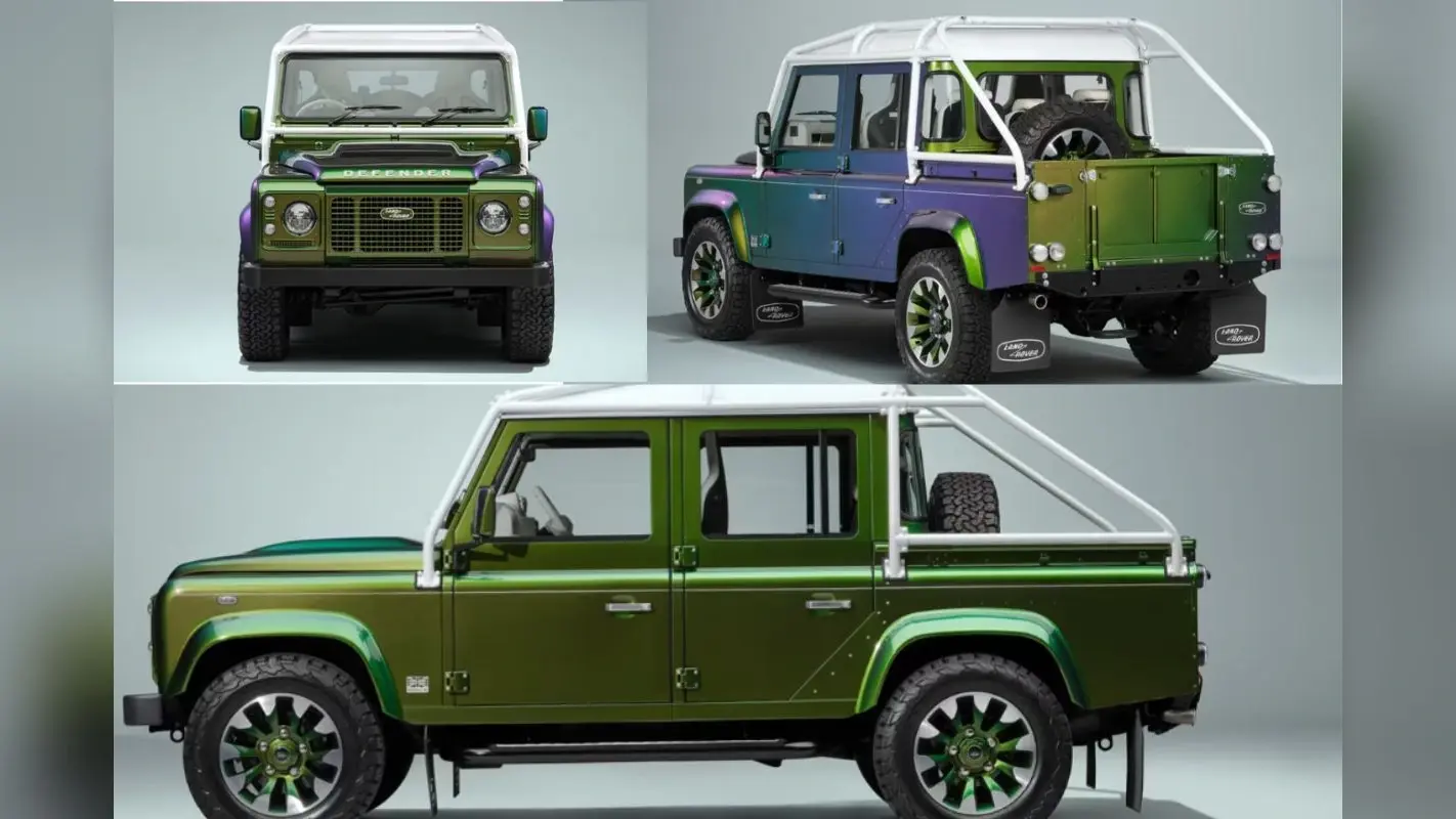 Land Rover Classic Defender V8 हुई और खास, V8 इंजन और नये बॉडी स्टाइल के साथ दिखेगा कलर-शिफ्टिंग पेंट का कमाल