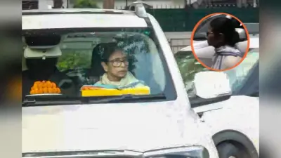 सवालों पर चुप रहीं ममता बनर्जी, तेजी से निकलती दिखीं; देखें इंडिया ब्लॉक की बैठक के पहले का वीडियो