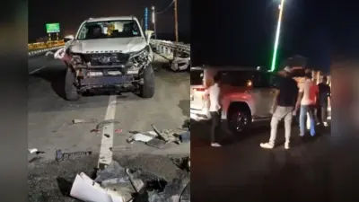 तेज रफ्तार में था अनंत सिंह का काफिला, अचानक लगा ब्रेक, आपस में टकराईं 4 गाड़ियां, सबसे आगे थी MLA की कार