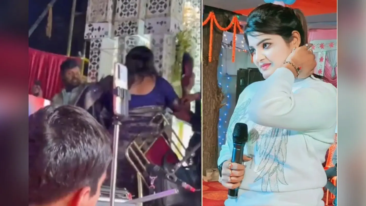 लाइव स्टेज शो में एंकर का ऐसा सवाल सुन भोजपुरी गायिका का चढ़ा पारा, गुस्से में सिंगर ने मारने के लिए उठाई चप्पल, VIDEO
