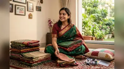पुरानी साड़ी को कबाड़ समझकर मत फेंकिए, इससे घर को दें महंगे इंटीरियर जैसा लुक