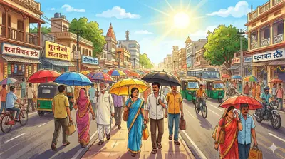 Patna Weather: शहरवासियों को अभी गर्मी से नहीं मिलेगी राहत, अगले 2 दिनों में और बढ़ेगा Temperature