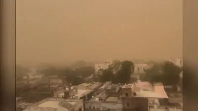 राजस्थान: धूल भरी आंधी से दिन में ही छा गया घनेरा अंधेरा, रोंगटे खड़े कर देगा VIDEO