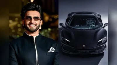 Ferrari 296 GTB में स्पॉट हुए रणवीर सिंह, करोड़ों की कार ने खींचा ध्यान, देखें वीडियो