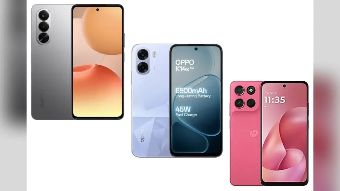 Realme P4x Vs OPPO K14x Vs Motorola G57 Power: ₹20,000 से कम में कौन-सा फोन है सबसे दमदार, जानिए पूरा फर्क
