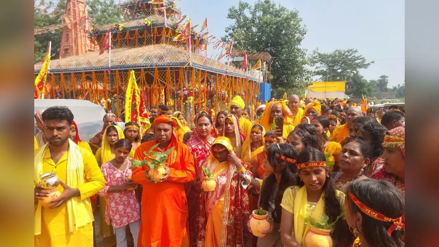सारण के मढ़ौरा में भव्य ‘श्री शतचंडी महायज्ञ’ की शुरुआत, 7 दिनों तक मेला और सांस्कृतिक कार्यक्रम का आयोजन