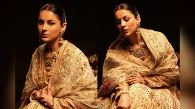 मांग में लाल सिंदूर और हैवी ज्वेलरी, दुल्हन बनीं Shehnaaz Gill की इन तस्वीरों ने उड़ाए होश, क्या सच में कर ली गुपचुप शादी?
