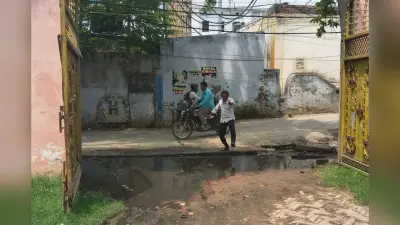 सीवान में मलेरिया विभाग ही हुआ जलजमाव का शिकार, रेड क्रॉस परिसर में सड़ रहा गंदा पानी