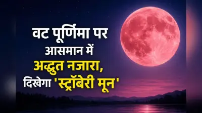 वट पूर्णिमा पर दिखेगा स्ट्रॉबेरी मून, जानें क्या है यह दुर्लभ खगोलीय घटना और क्यों है खास