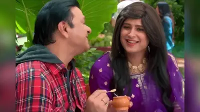 TMKOC: बाघा की नई गर्लफ्रेंड देख शॉक्ड हुई बावरी, रोते हुए किया ये, देखें वीडियो