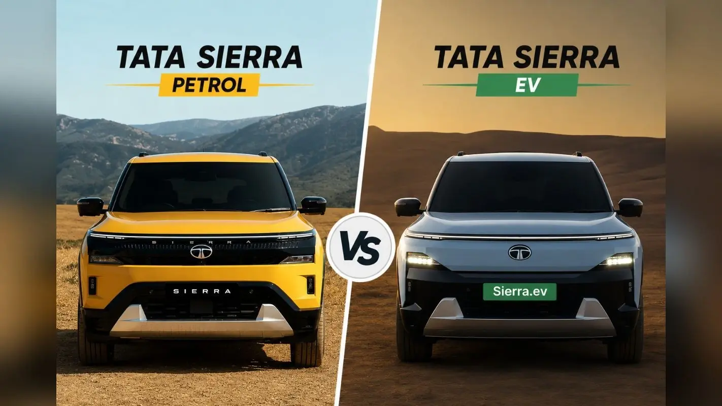 Tata Sierra Petrol खरीदें या EV का इंतजार करें? लॉन्च से पहले जानिए कौन-सा ऑप्शन रहेगा बेहतर