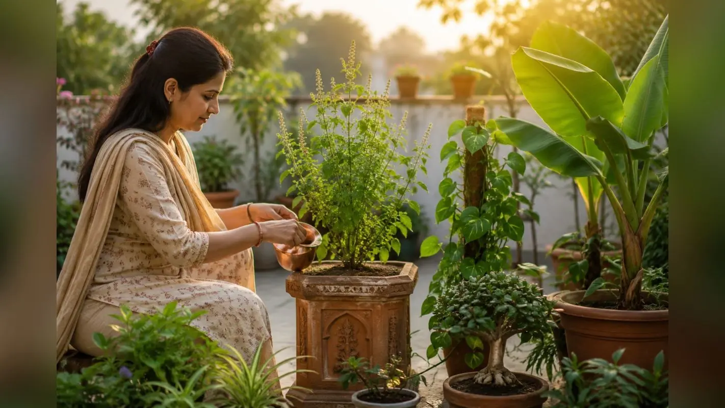 घर में तुलसी के साथ रख लें ये 4 पौधे, धन-दौलत से भर सकती है तिजोरी और दूर हो सकती है आर्थिक तंगी