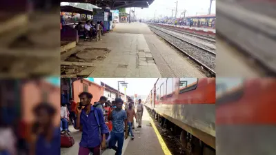 मेगा ब्लॉक के कारण थमी ट्रेनों की रफ्तार, यात्रियों को करना पड़ा इंतजार