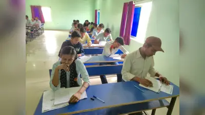 बाबा राजाराम कॉलेज की प्रवेश परीक्षा संपन्न, 700 से अधिक अभ्यर्थियों ने लिया भाग