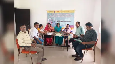 VHSNC सदस्यों का उन्मुखीकरण, स्वास्थ्य, स्वच्छता और पोषण को गांव-गांव पहुंचाने पर जोर