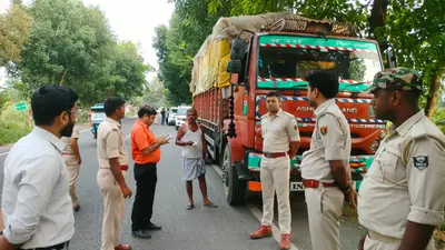 NH पर अवैध पार्किंग के खिलाफ प्रशासन का एक्शन, 18 ट्रकों समेत कई वाहनों पर जुर्माना