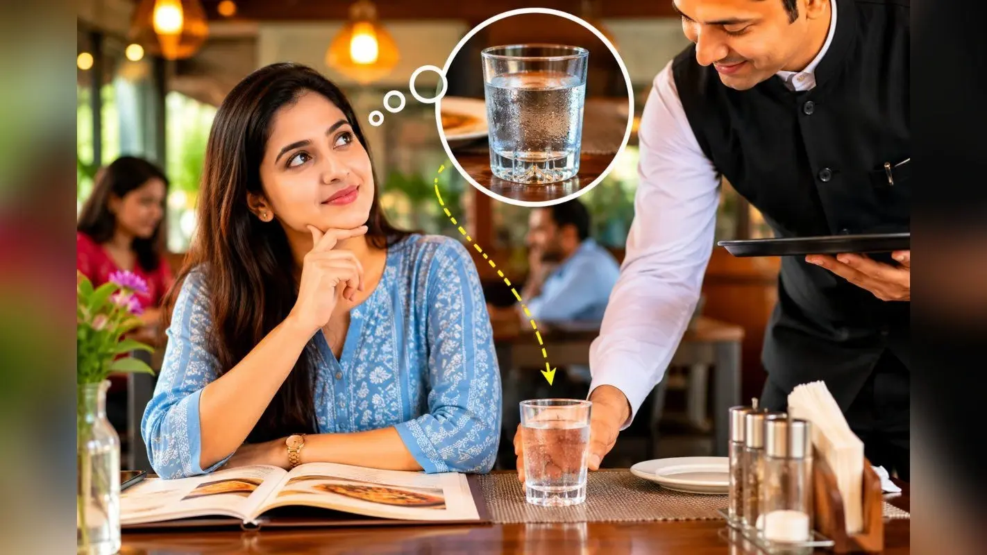 रेस्टोरेंट में बैठते ही सबसे पहले पानी का ग्लास क्यों दिया जाता है? जानिए इसके पीछे का साइकोलॉजिकल गेम