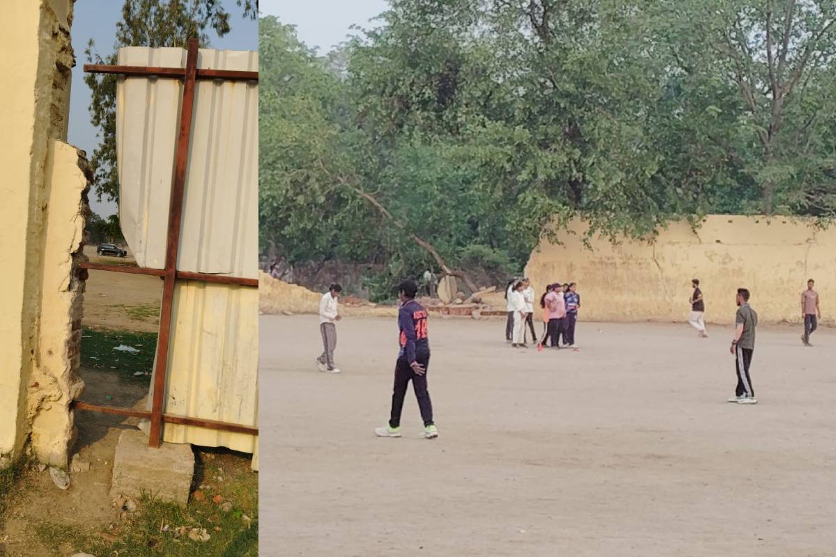 गया के सुब्रह्मण्यम स्टेडियम की बाउंड्री वॉल गिरी, प्रैक्टिस करने वाले खिलाड़ियों की बढ़ी परेशानी