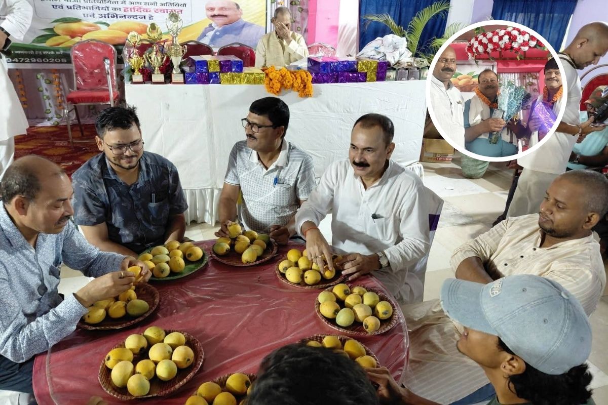 जर्दा आम खाने की प्रतियोगिता में शिवनाथ यादव बने चैंपियन, मिला वैष्णो देवी यात्रा का इनाम