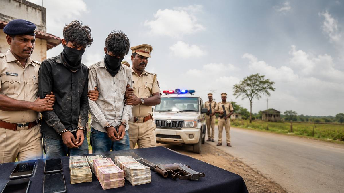 नालंदा: नगरनौसा लूटकांड का 4 घंटे में खुलासा, दो बदमाश गिरफ्तार, मोबाइल और नकदी बरामद