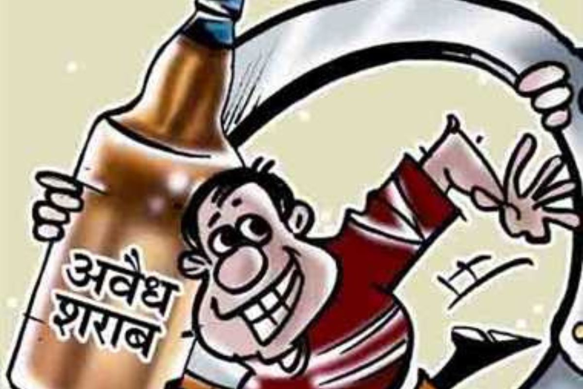 पारू में विदेशी शराब का बड़ा जखीरा बरामद, 400 से अधिक कार्टन जब्त