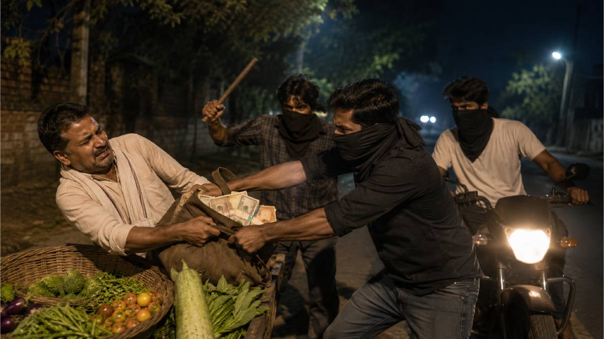 बिहारशरीफ में कलेक्शन कर लौट रहे सब्जी विक्रेता से सवा लाख की लूट, चार बदमाशों ने किया हमला