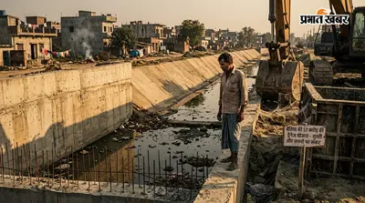 बेतिया की 57 करोड़ की ड्रेनेज योजना पर सुस्ती,दो लाख की आबादी के सपनों पर मंडराया संकट