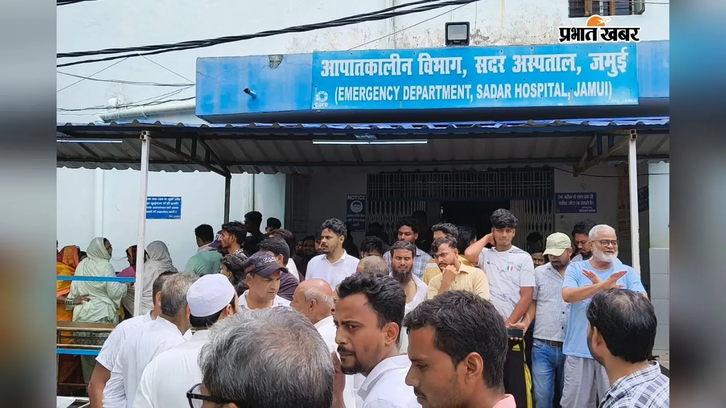 थाना चौक के समीप करंट की चपेट में आने से चप्पल दुकानदार की मौत