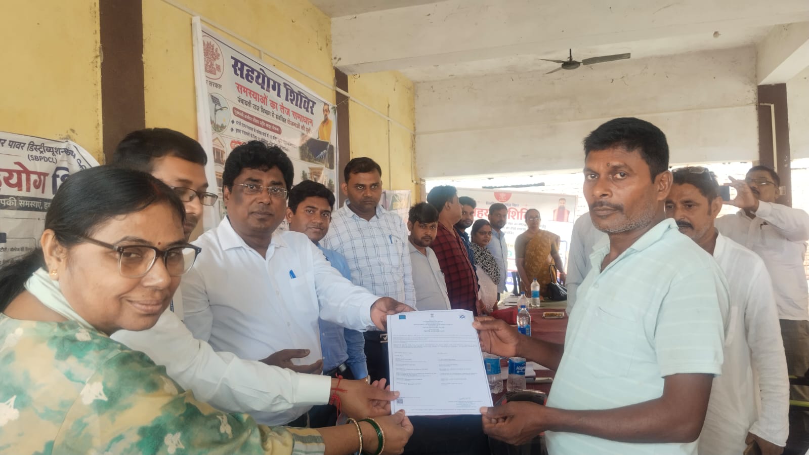 काराकाट में चार पंचायतों में सहयोग शिविर का आयोजन