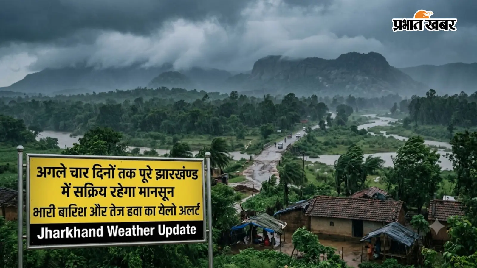 Jharkhand Weather: अगले 4 दिनों तक झारखंड के इन जिलों में भारी बारिश, तेज हवा का येलो अलर्ट