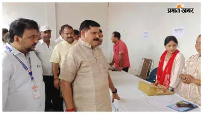 नरकटियागंज में सहयोग शिविर का निरीक्षण करने पहुंचे केंद्रीय मंत्री, अधिकारियों को दिए सख्त निर्देश