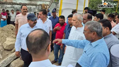 सारण में डिप्टी CM ने सबलपुर दियारा के कटावरोधी कार्यों का किया निरीक्षण, अफसरों को 31 जुलाई तक काम पूरा करने का निर्देश