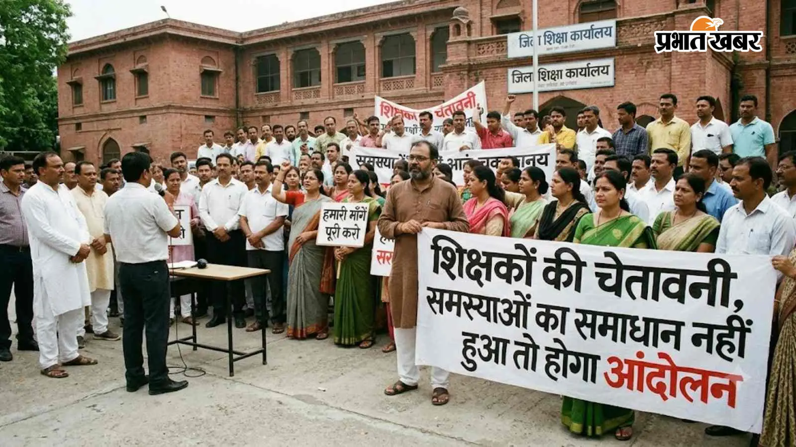 समस्तीपुर में शिक्षकों की चेतावनी, समस्याओं का समाधान नहीं हुआ तो होगा आंदोलन