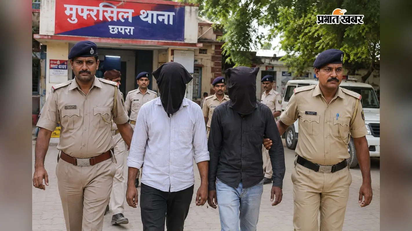 सारण में नाबालिग से दुष्कर्म और वीडियो बनाने का आरोप, दो आरोपी गिरफ्तार