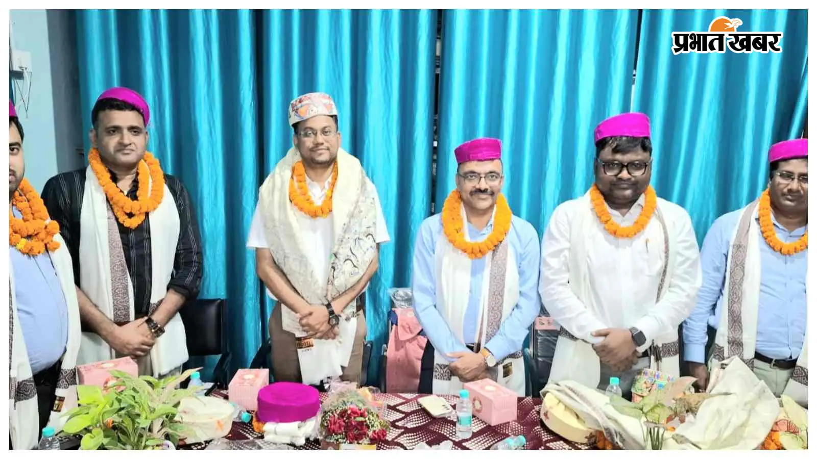 समस्तीपुर शिक्षा विभाग में तबादले के बाद सम्मान समारोह, नए डीपीओ का हुआ स्वागत
