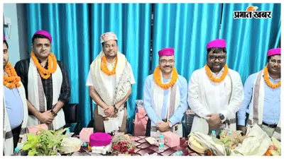 समस्तीपुर शिक्षा विभाग में तबादले के बाद सम्मान समारोह, नए डीपीओ का हुआ स्वागत