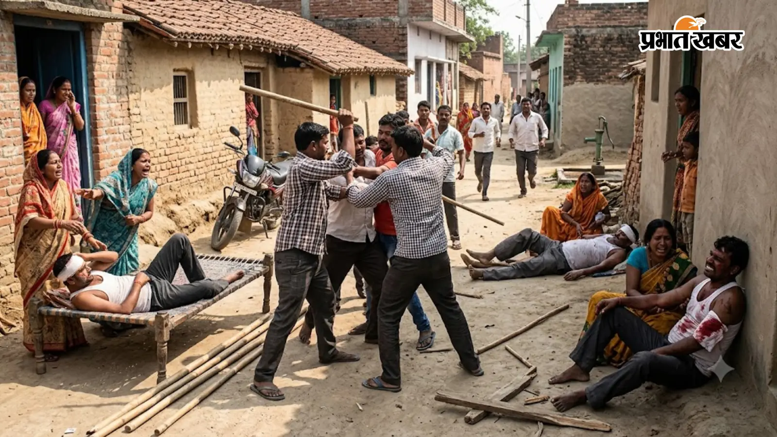 औरंगाबाद में आपसी विवाद, लाठी-डंडे चले, एक ही पक्ष के सात लोग घायल, चार की हालत गंभीर