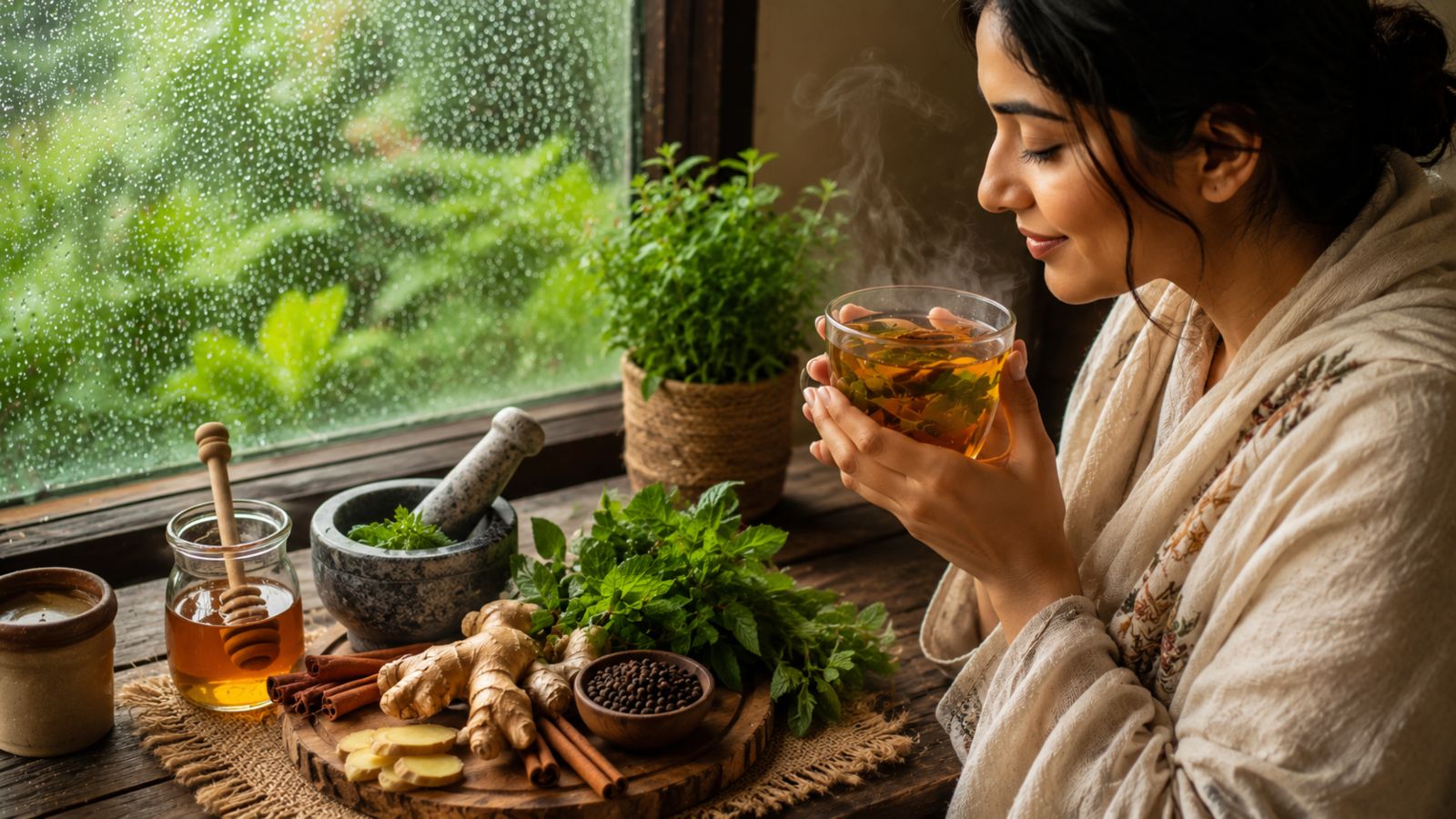 traditional kadha for monsoon