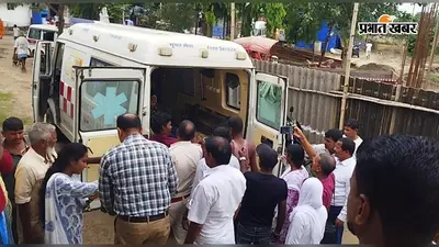 एनएच-27 पर अनियंत्रित होकर पलटी अपाचे बाइक, दो युवक गंभीर, मासूम भी घायल