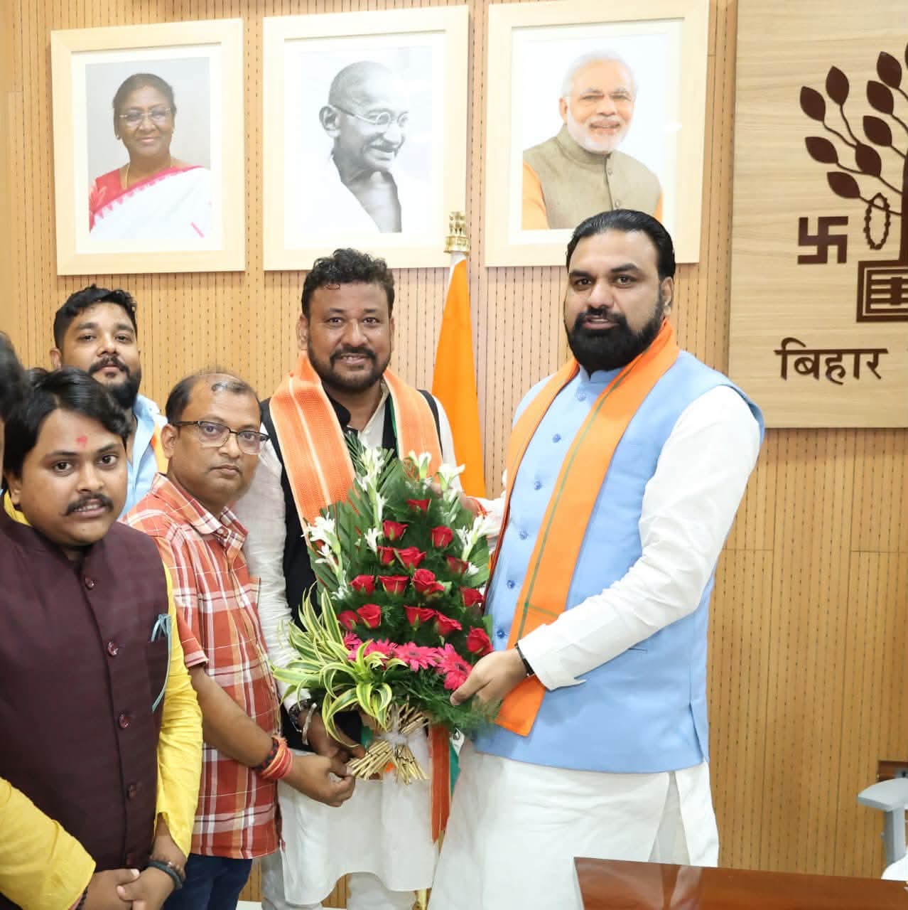 सीएम सम्राट से मिले अभिषेक कुमार बंटी 