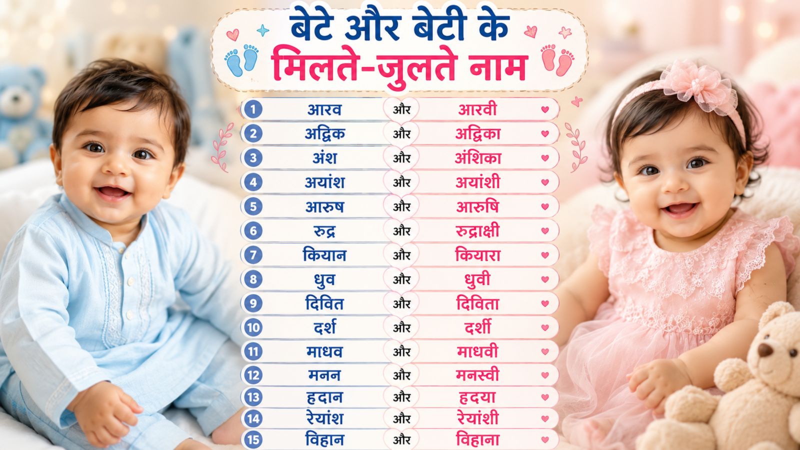 matching names and meaning