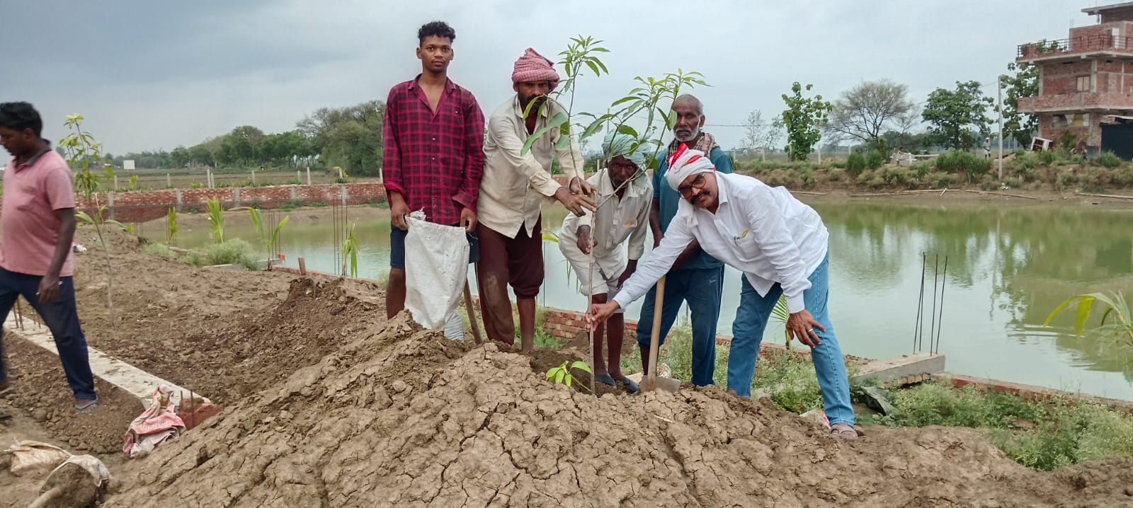 बक्सर में परिवार ने बेटे के जन्मदिन पर लगाया पौधा, पर्यावरण सुरक्षा का लिया संकल्प