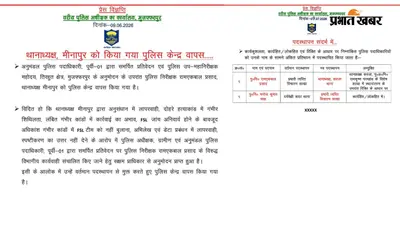 गंभीर आरोपों में हटाए गए थे, फिर मिली थानेदारी... मुजफ्फरपुर पुलिस के इस फैसले पर उठ रहे सवाल!