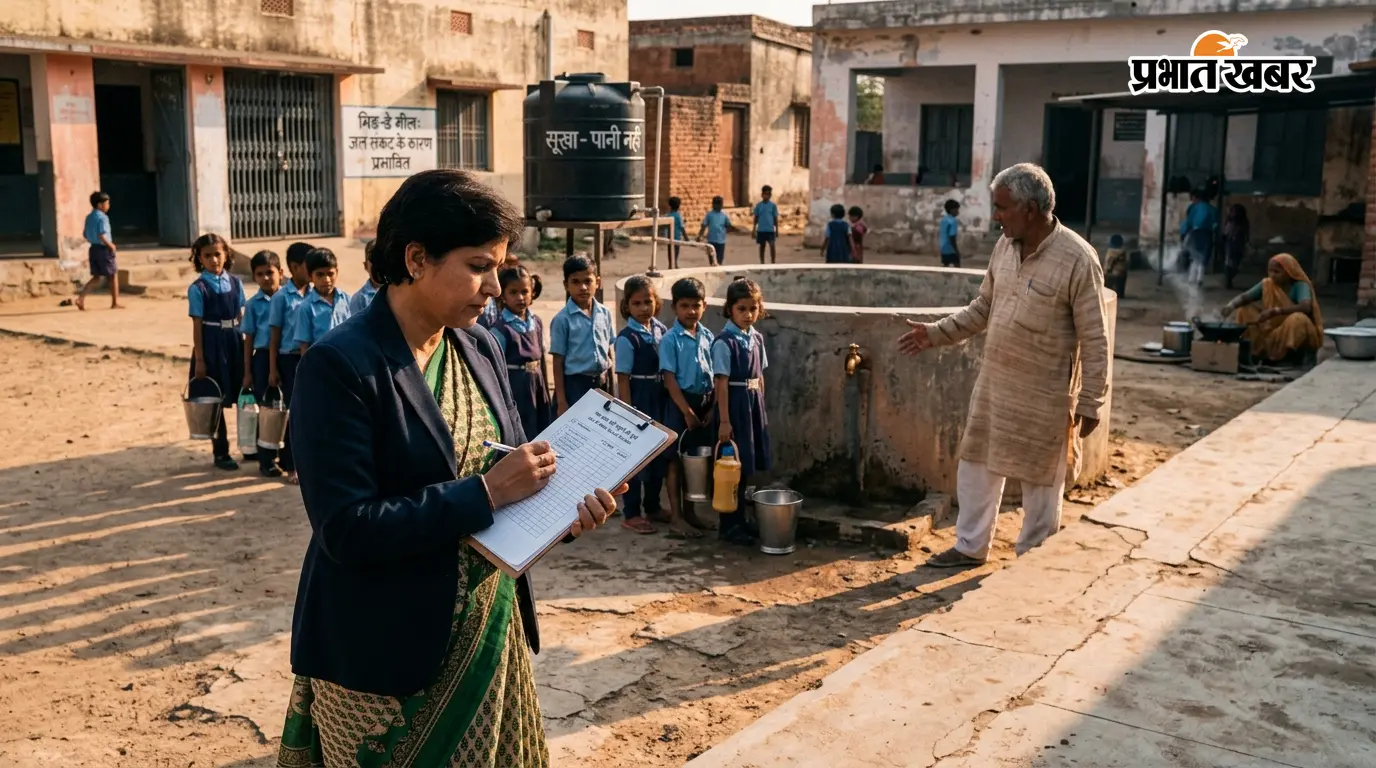 जल संकट वाले स्कूलों की बनेगी सूची, मिड-डे मील प्रभावित होने पर शिक्षा विभाग सख्त