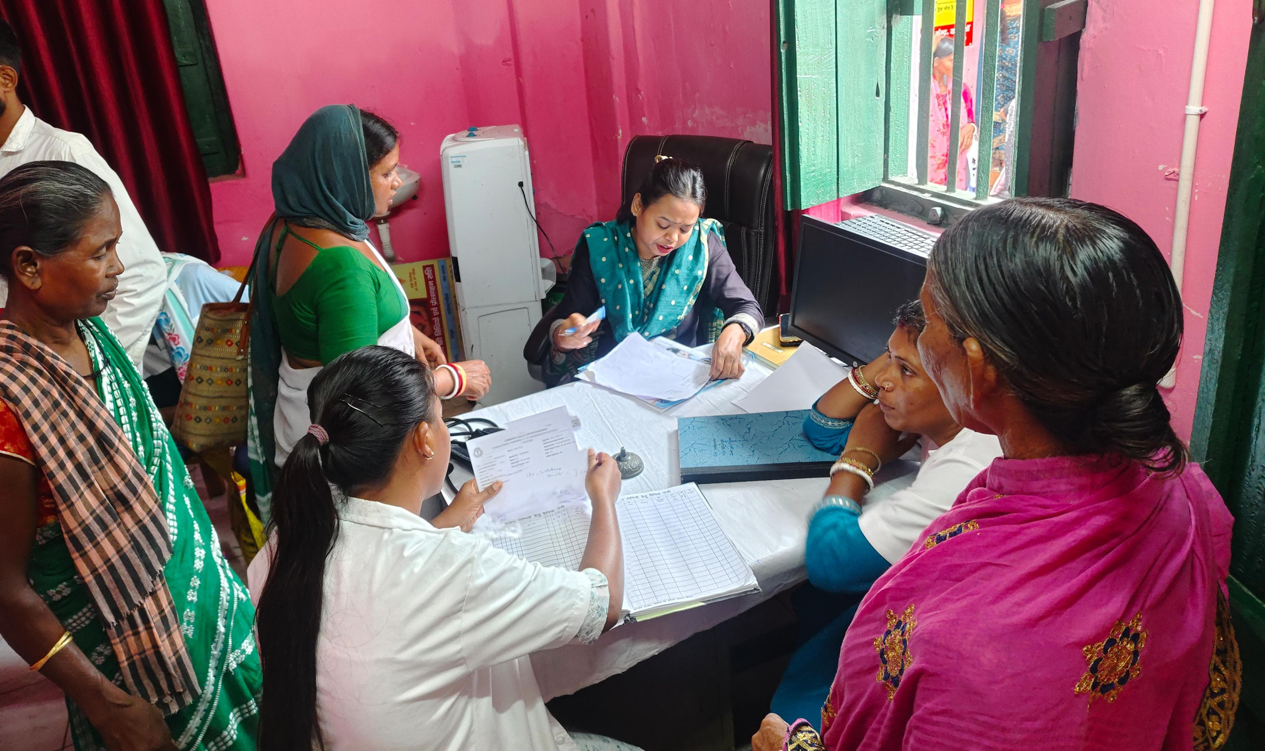 सुरक्षित मातृत्व की दिशा में पहल, 449 गर्भवती महिलाओं की हुई स्वास्थ्य जांच