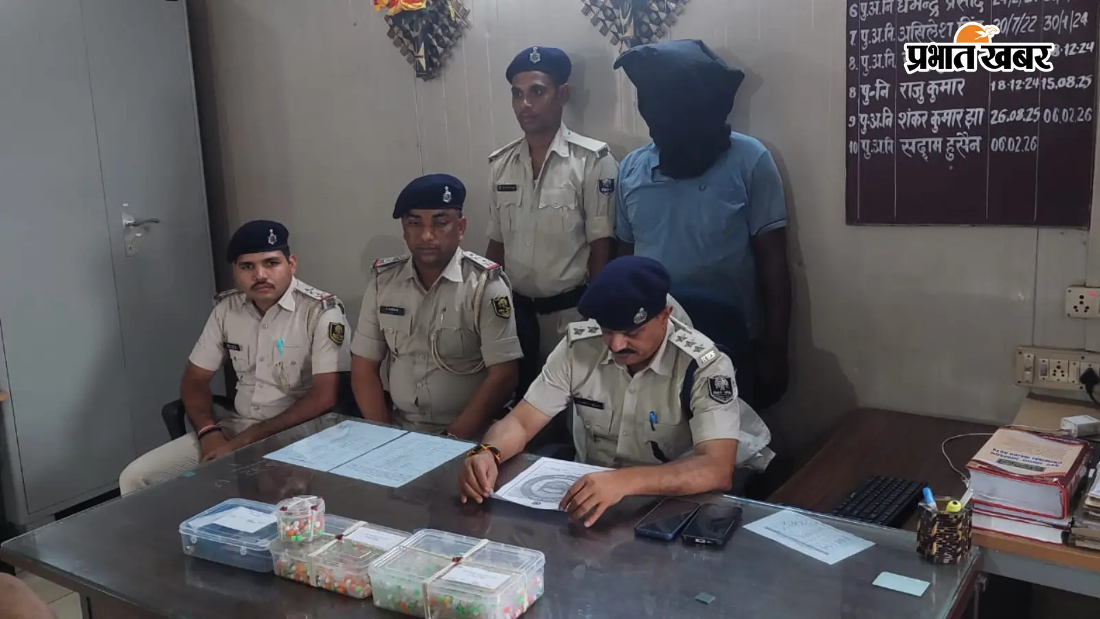 पटना में 162 ग्राम हेरोइन के साथ तस्कर गिरफ्तार, नदी थाना पुलिस ने दो लाख की खेप की बरामद