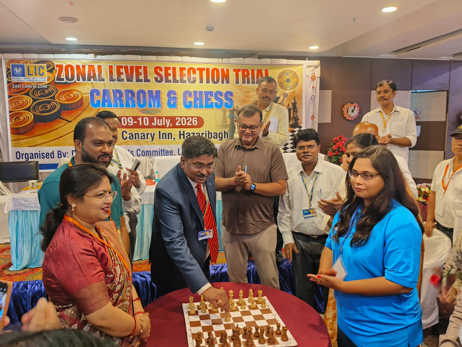 हजारीबाग में एलआईसी पूर्व मध्य क्षेत्रीय जोनल चयन ट्रायल शुरू, 42 खिलाड़ियों ने लिया भाग