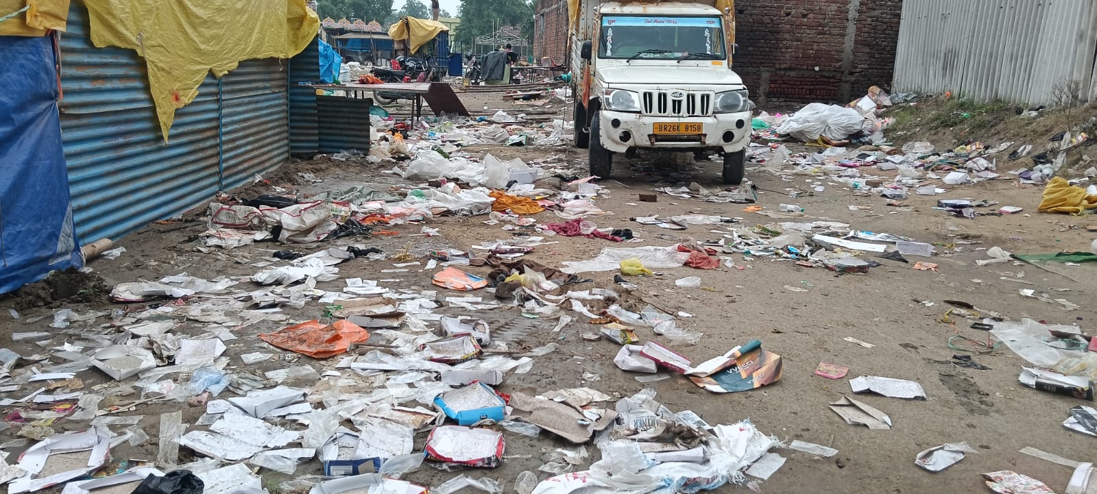 औरंगाबाद: आर्द्रा मेला खत्म, मां सतबहिनी मंदिर से बतरे नदी तक फैली गंदगी