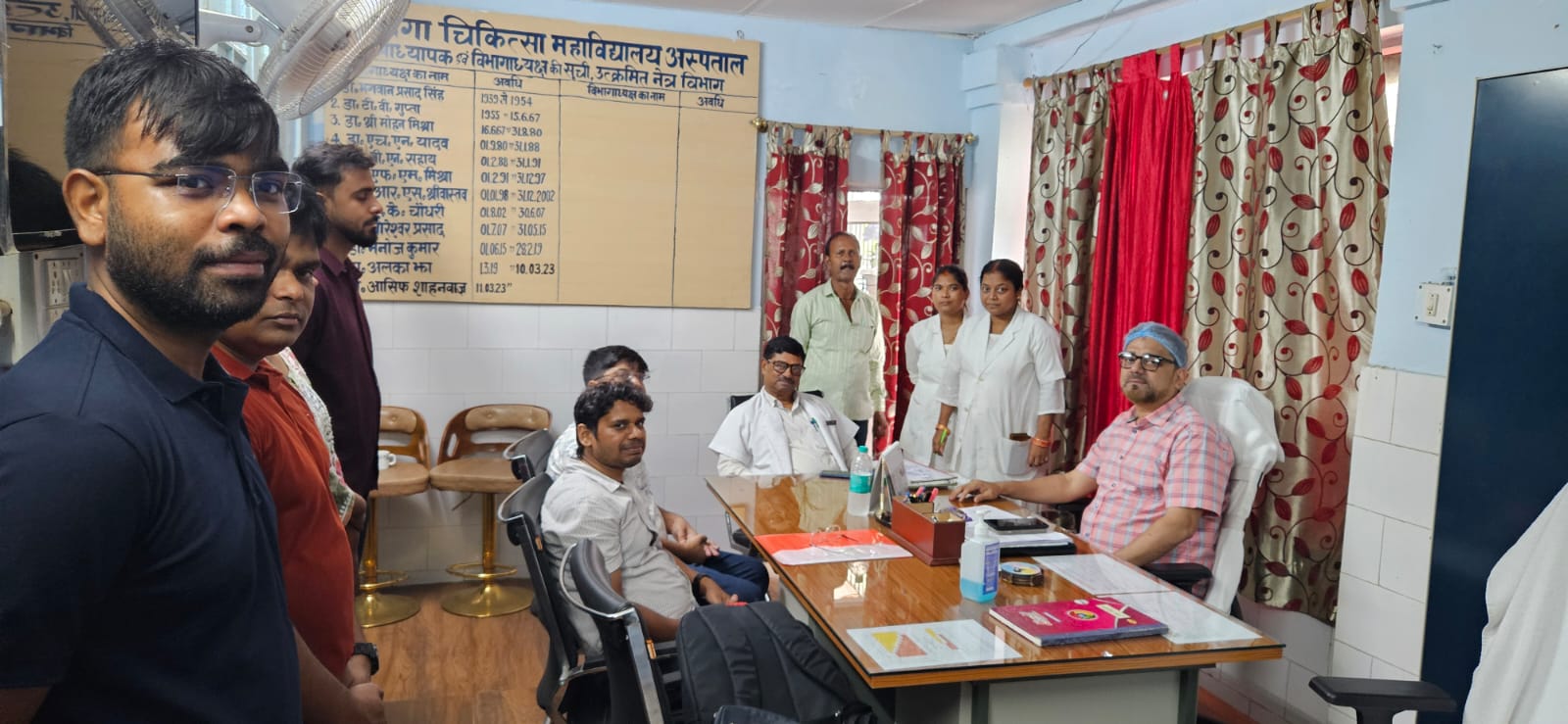 औचक निरीक्षण- नेत्र रोग विभाग में संतोषजनक मिली व्यवस्था