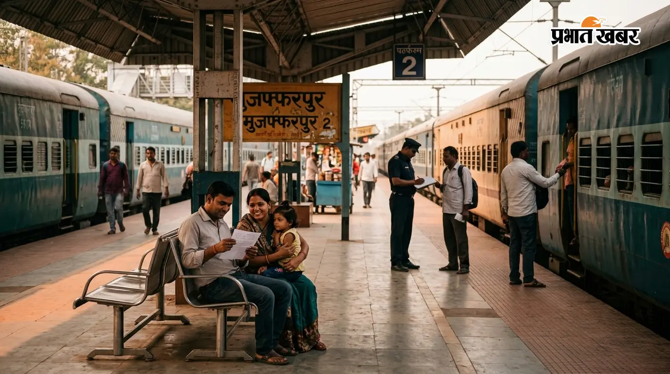 मुजफ्फरपुर रूट के रेल यात्रियों के लिए राहत: 5 जोड़ी स्पेशल ट्रेनों के परिचालन अवधि में हुआ विस्तार